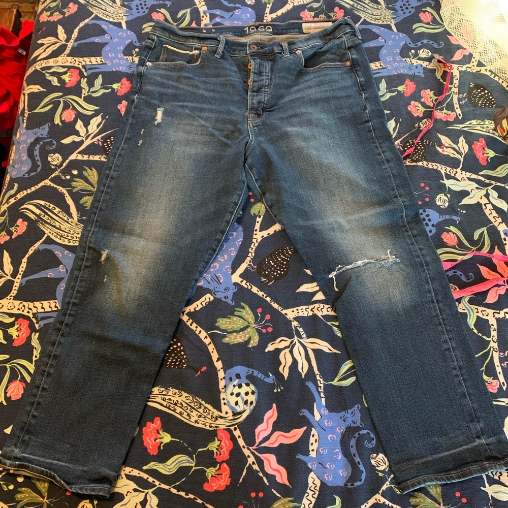 Button Fly Cigarette Jeans Gap 1969